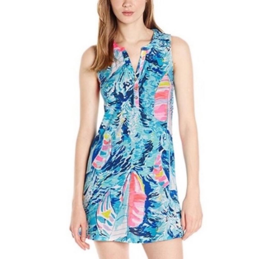 EUC Lilly Pulitzer Essie Dress SIZE L ⛵️